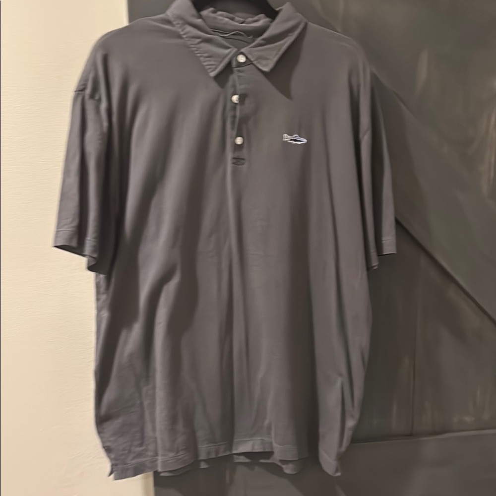 Patagonia Gray Fitz Roy polo size Large